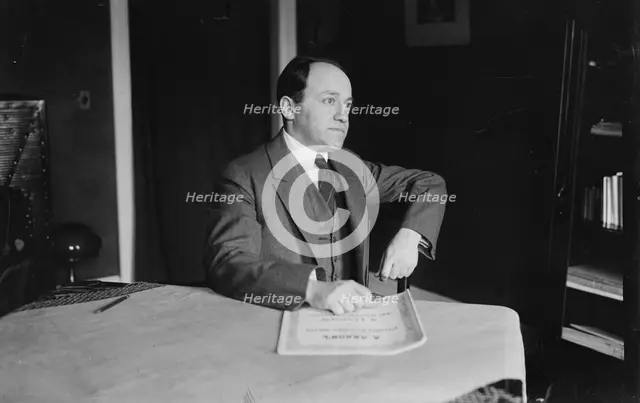 E. Bloch, 1918. Creator: Bain News Service.