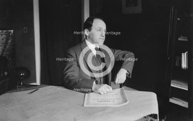 E. Bloch, 1918. Creator: Bain News Service.