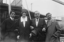 E. Caruso Jr., Caruso & wife, G. Setti, between c1915 and c1920. Creator: Bain News Service