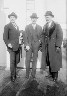 E. Cowdin, N. Prince, Wm. Thaw, between c1910 and c1915. Creator: Bain News Service