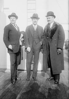 E. Cowdin, N. Prince, Wm. Thaw, between c1910 and c1915. Creator: Bain News Service