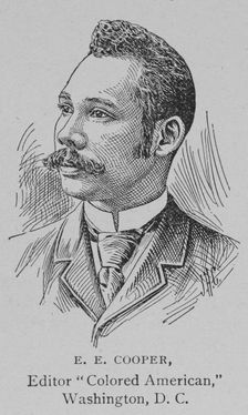E.E. Cooper, editor "Colored American," Washington, D.C., 1902. Creator: Unknown