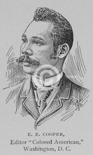 E.E. Cooper, editor "Colored American," Washington, D.C., 1902. Creator: Unknown.