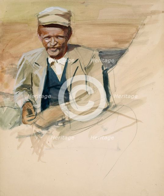 E. Elenius, exercise, 1903. Creator: Verner Thome.