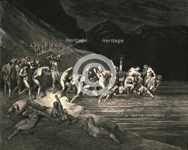 'E'en in like manner Adam's evil brood', c1890.  Creator: Gustave Doré.