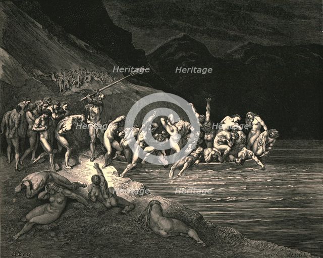 'E'en in like manner Adam's evil brood', c1890.  Creator: Gustave Doré.
