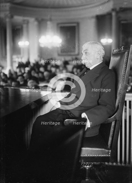 E.J. Berwind before Ind'l Com'n, between c1910 and c1915. Creator: Bain News Service.