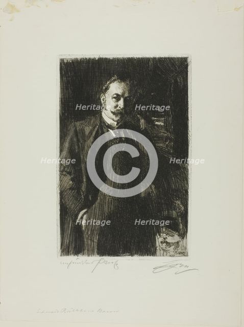 E. R. Bacon, 1897. Creator: Anders Leonard Zorn.