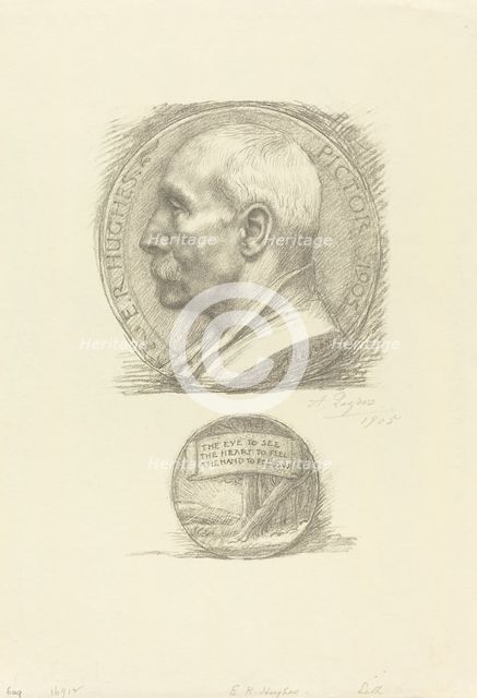 E.R. Hughes. Creator: Alphonse Legros.