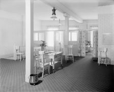 E.M. Bigsby Co. show rooms, restroom, third floor, between 1900 and 1915. Creator: Unknown