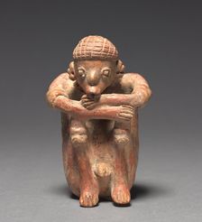Emaciated Crouching Figure, c. 100 BC-AD 300. Creator: Unknown