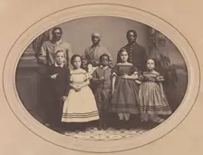 Emancipated Slaves Brought from Louisiana by Colonel George H. Banks, December 1863. Creator: Myron H. Kimball