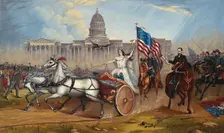 Emancipation Proclamation, 1864 or after. Creator: A.A. Lamb