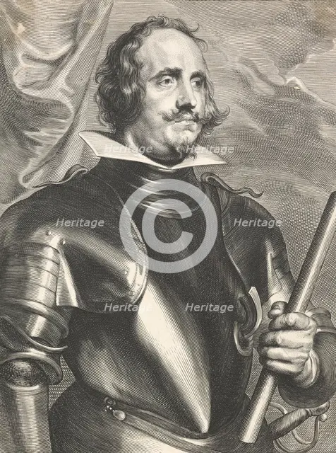 Emanuel Frockas, Count of Feria. From Icones principum virorum ('The Iconography'),  before 1641. Creator: Paulus Pontius.