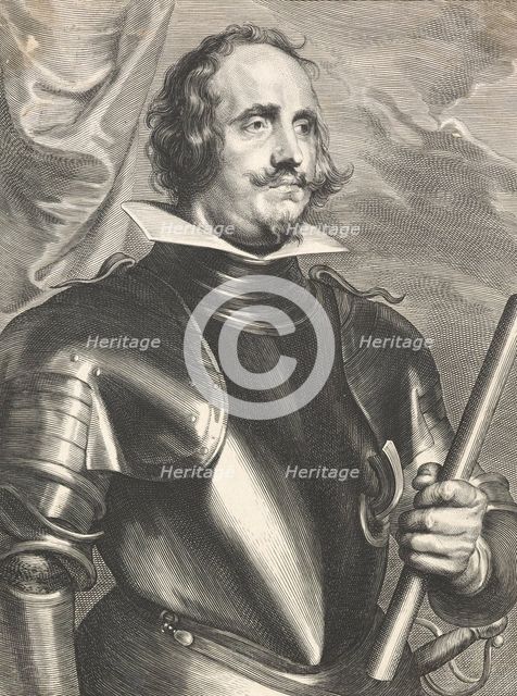 Emanuel Frockas, Count of Feria. From Icones principum virorum ('The Iconography'),  before 1641. Creator: Paulus Pontius.