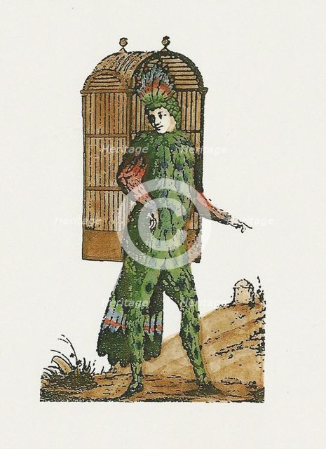 Emanuel Schikaneder as the first Papageno in Mozart's The Magic Flute.