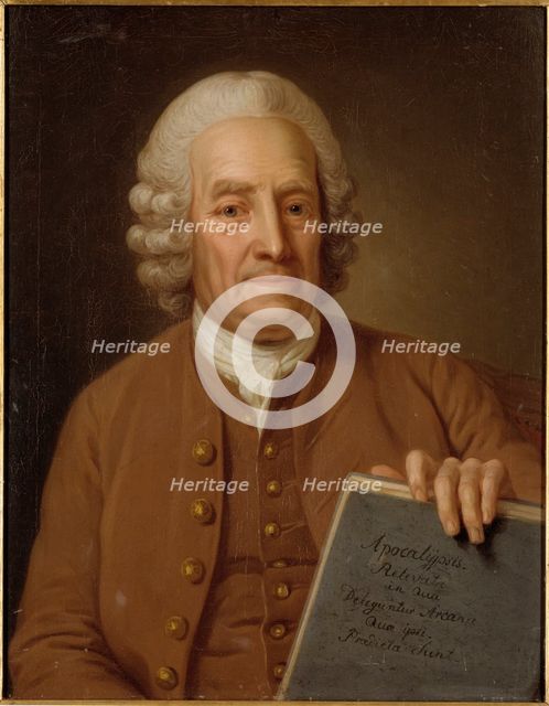 Emanuel Swedenborg, 1688-1772, civil servant, mid-late 18th century. Creator: Per Krafft the Elder.