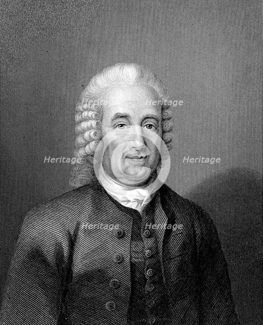 Emanuel Swedenborg (1688-1772), Swedish philosopher, mystic and cosmologist. Artist: Unknown