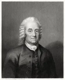 Emanuel Swedenborg, Swedish philosopher, mystic and cosmologist, 1884. Artist: W Holl