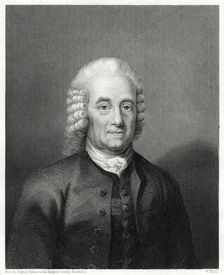 Emanuel Swedenborg, Swedish philosopher, mystic and cosmologist, 1884. Artist: W Holl