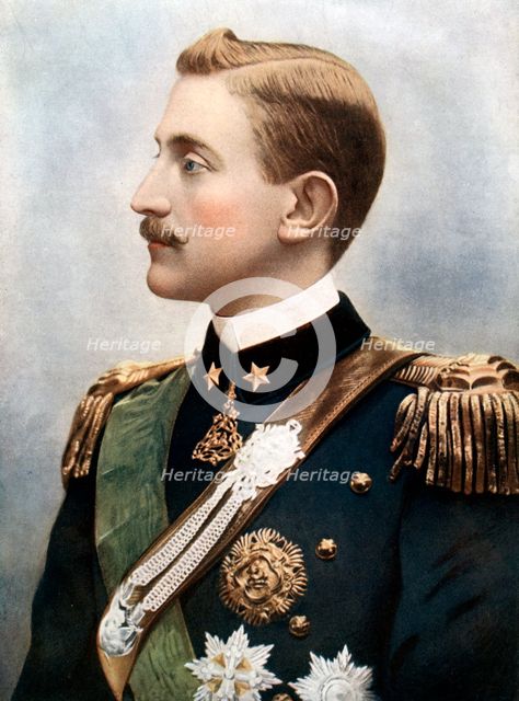 Emanuele Filiberto, Duke of Aosta, late 19th century. Artist: Unknown