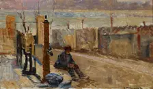 Embankments of the Vistula, between 1900-1904. Creator: Jacek Malczewski