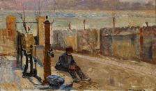 Embankments of the Vistula, between 1900-1904. Creator: Jacek Malczewski