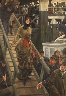 Embarkation at Calais, 1883-1885. Creator: James Tissot