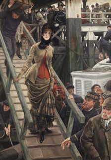 Embarkation in Calais, 1878-1881. Creator: James Tissot