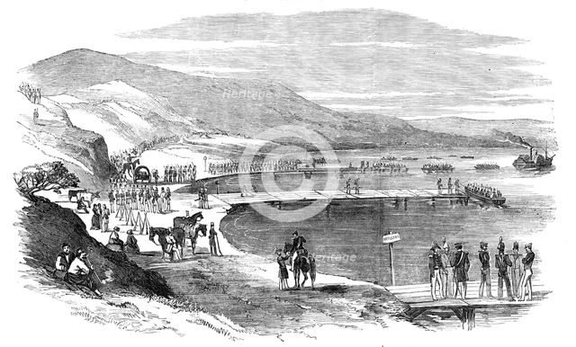 Embarkation of British Troops (Light Division), at Varna, for the Crimea, 1854. Creator: Unknown.
