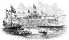 Embarkation of Her Majesty, at Hull, 1854. Creator: Unknown