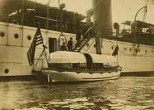 Embarking on the "Mayflower", 1905. Creator: Unknown