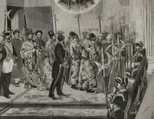 Embassy of the King of Annam to King Alfonso XII, Madrid, Spain, May 12, 1878. Creator: Andrés Ovejero
