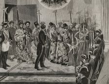Embassy of the King of Annam to King Alfonso XII, Madrid, Spain, May 12, 1878. Creator: Andrés Ovejero