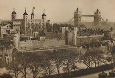 Embattled Ramparts of the Tower of London Seen Tier on Tier from the Tall Warehouses of Tower Hill Creator: Unknown