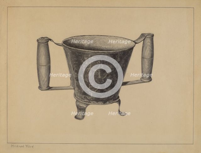 Ember Carrier, 1935/1942. Creator: Mildred Ford.