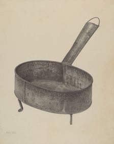 Ember Carrier, c. 1939. Creator: Amelia Tuccio
