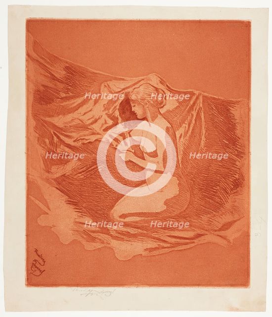 Embers Glow, 1890-97. Creator: Theodore Roussel.