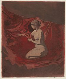Embers Glow, 1890-97. Creator: Theodore Roussel
