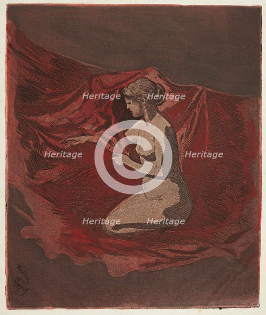 Embers Glow, 1890-97. Creator: Theodore Roussel.