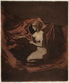 Embers Glow, 1890-97. Creator: Theodore Roussel