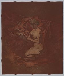 Embers Glow, 1890-1897. Creator: Theodore Roussel (French, 1847-1926)