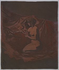 Embers Glow, 1890-1897. Creator: Theodore Roussel (French, 1847-1926)