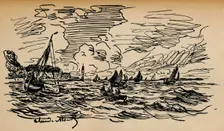 Embouchure De La Seine A Honfleur c1865. Artist: Claude Monet