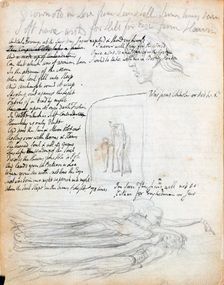 Emblem 33; youth leading age, c1787-1818. Creator: William Blake