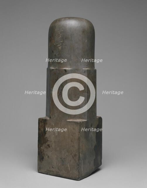 Emblem of the God Shiva (Linga), Angkor period, 10th-13th century. Creator: Unknown.
