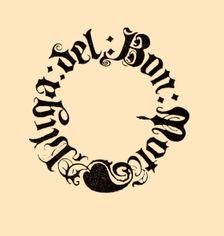 Emblem of the Lliga del Bon Mot. Barcelona, 1908