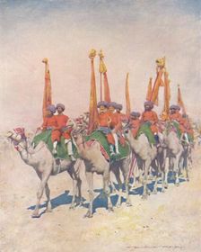 Emblem-bearers of Cutch 1903. Artist: Mortimer L Menpes