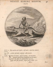 Emblem from Sinn- en Minne-beelden (Sense- and Love-pictures) by Jacob Cats, 1627
