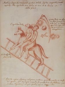 Emblematical drawing, 17th century. Creator: Unknown